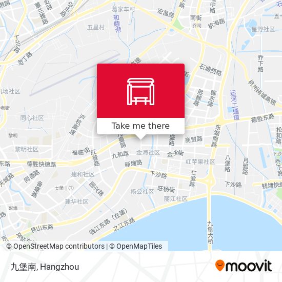 九堡南 map