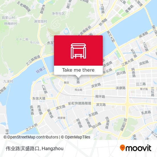伟业路滨盛路口 map