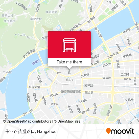 伟业路滨盛路口 map