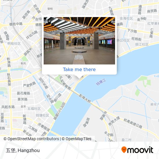 五堡 map