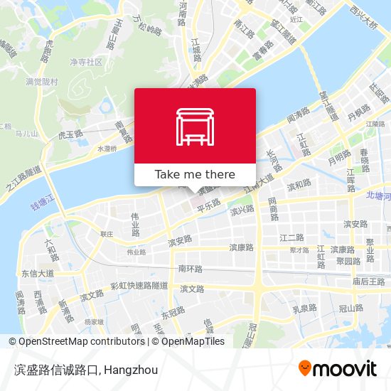 滨盛路信诚路口 map