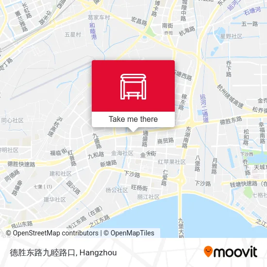 德胜东路九睦路口 map