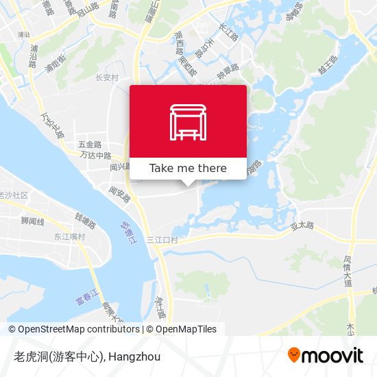 老虎洞(游客中心) map