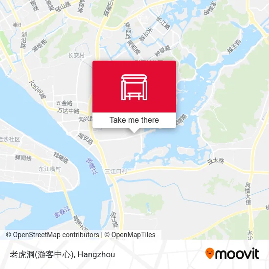 老虎洞(游客中心) map