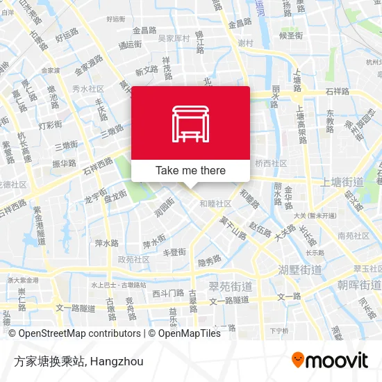 方家塘换乘站 map