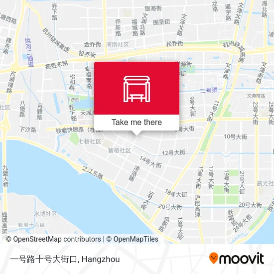 一号路十号大街口 map