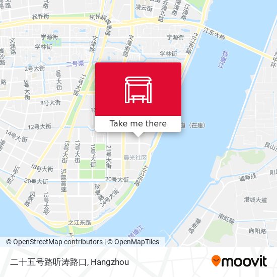 二十五号路听涛路口 map