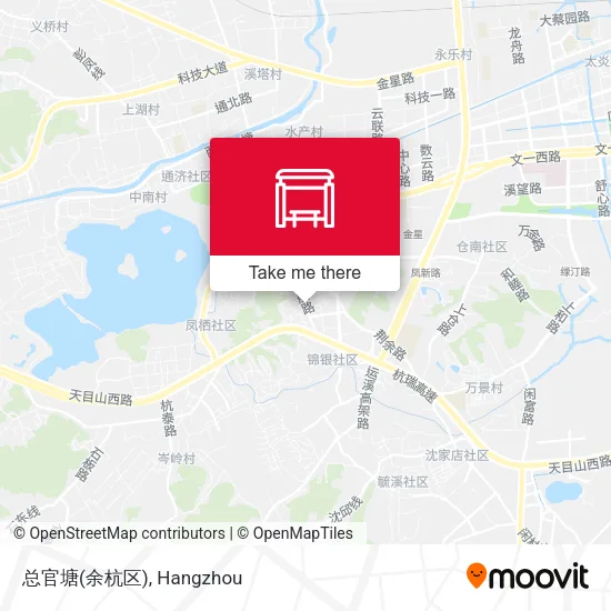 总官塘(余杭区) map