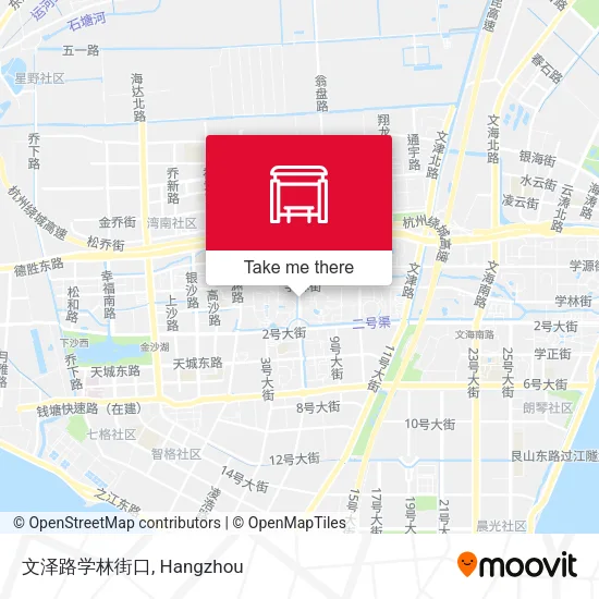 文泽路学林街口 map