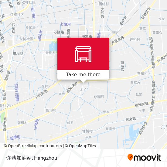 许巷加油站 map
