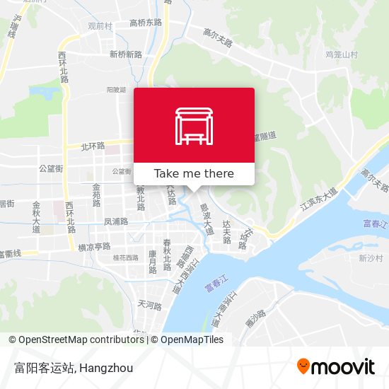 富阳客运站 map