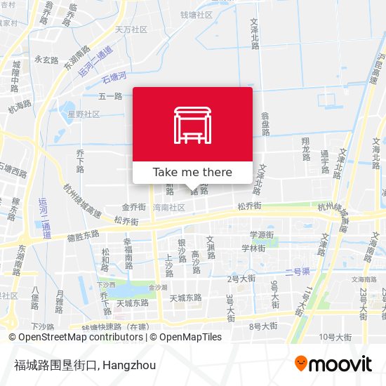福城路围垦街口 map