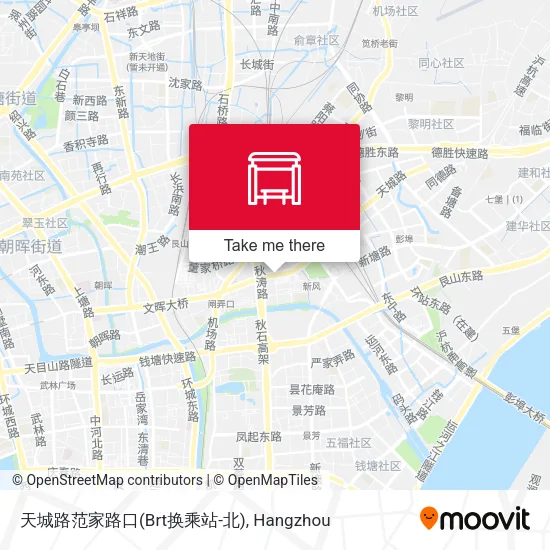天城路范家路口(Brt换乘站-北) map