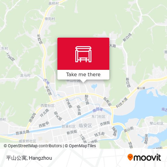 平山公寓 map