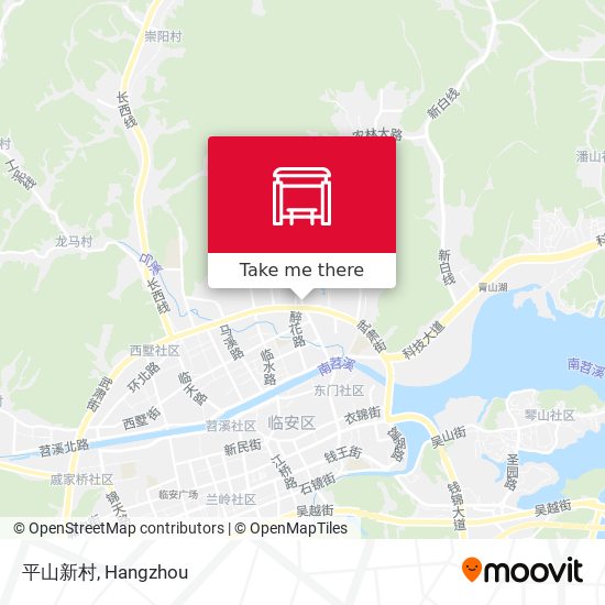 平山新村 map
