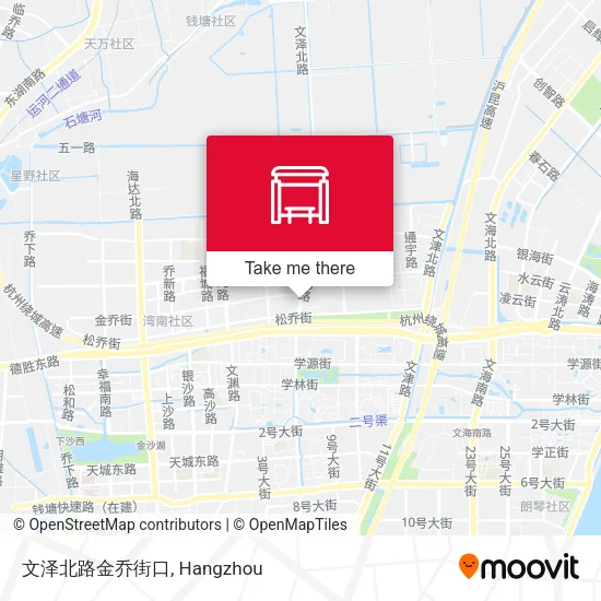 文泽北路金乔街口 map