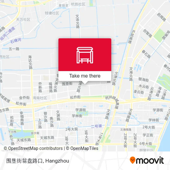 围垦街翁盘路口 map
