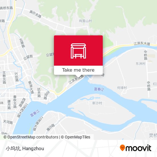 小坞坑 map
