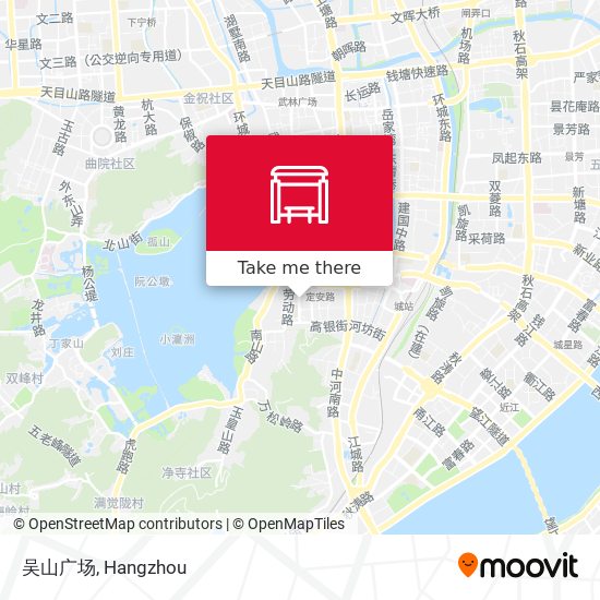 吴山广场 map