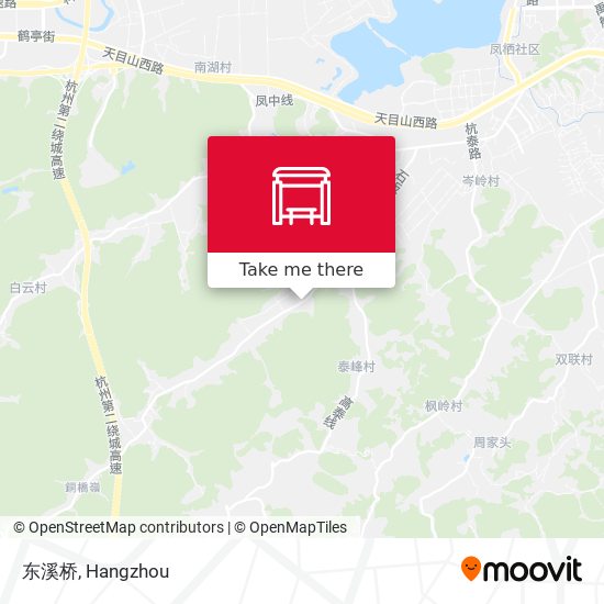 东溪桥 map