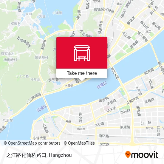 之江路化仙桥路口 map
