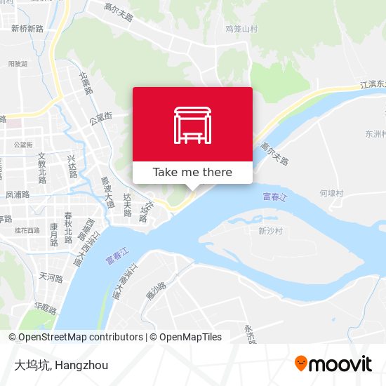 大坞坑 map