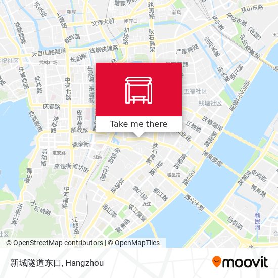 新城隧道东口 map