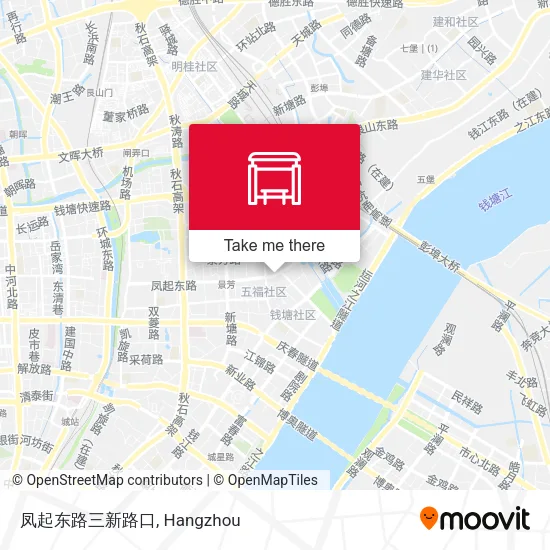 凤起东路三新路口 map