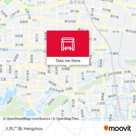 人民广场 map