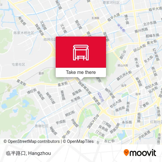 临半路口 map