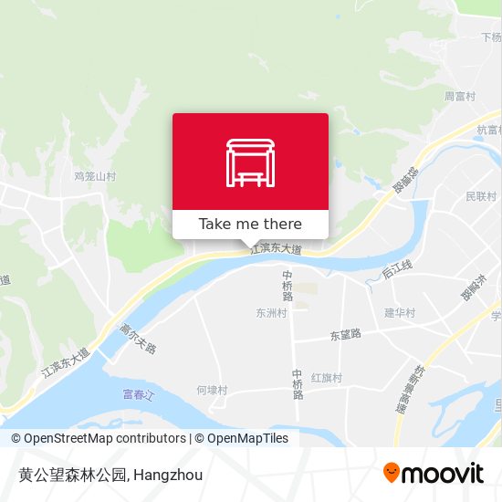 黄公望森林公园 map