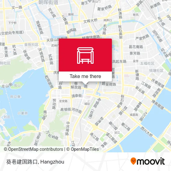 葵巷建国路口 map