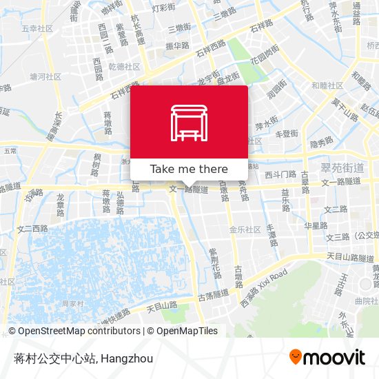 蒋村公交中心站 map