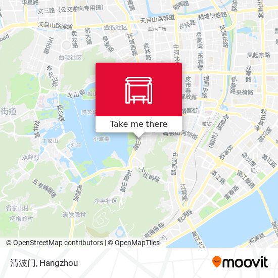 清波门 map