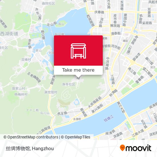 丝绸博物馆 map