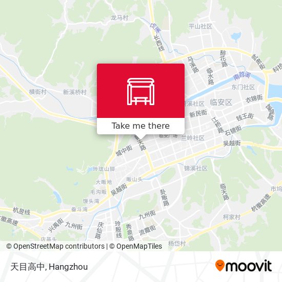 天目高中 map