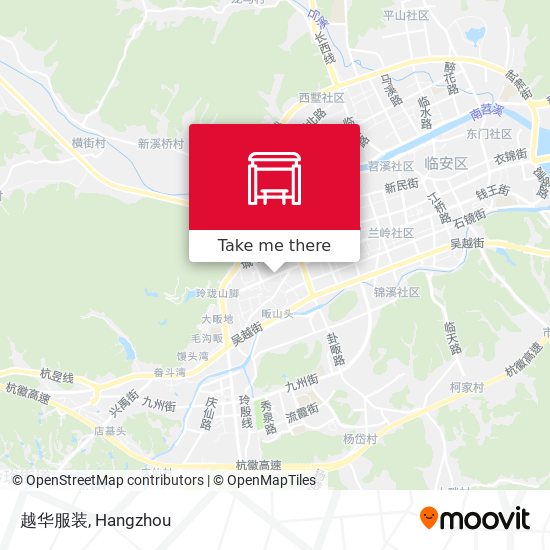 越华服装 map