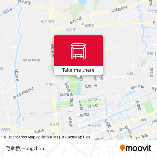 毛家桥 map