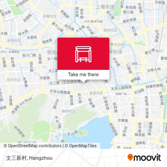 文三新村 map