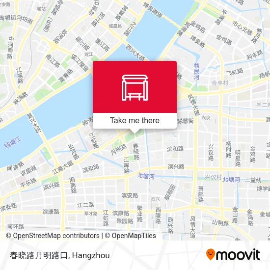 春晓路月明路口 map