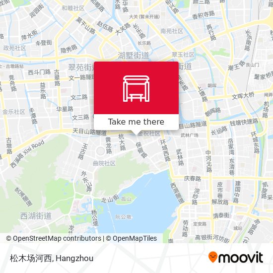 松木场河西 map