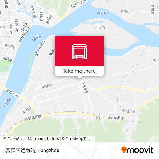 富阳客运南站 map