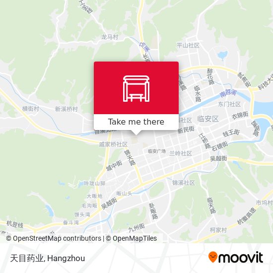 天目药业 map