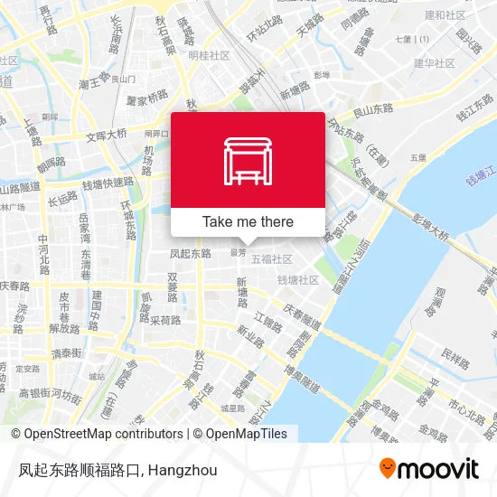 凤起东路顺福路口 map