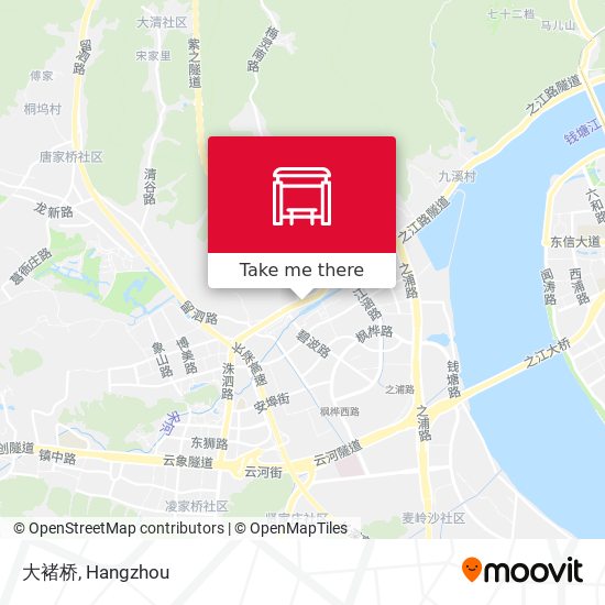 大褚桥 map