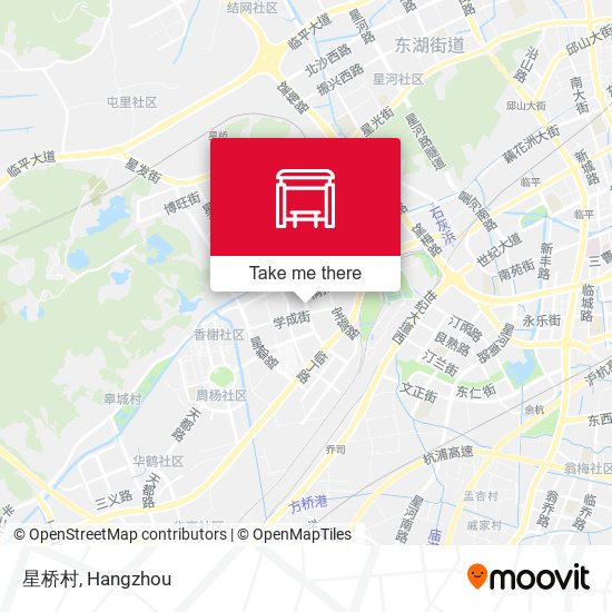 星桥村 map