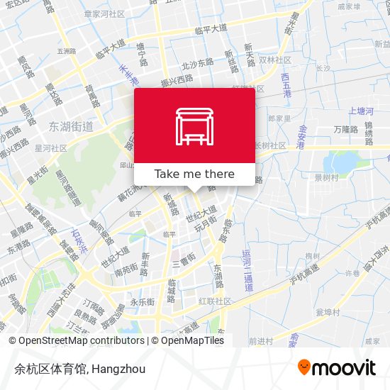 余杭区体育馆 map