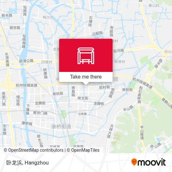 卧龙浜 map
