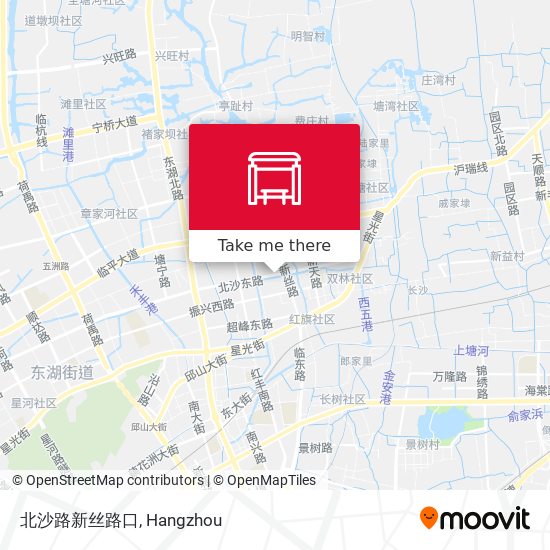 北沙路新丝路口 map
