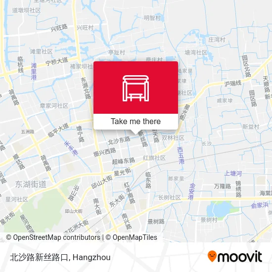 北沙路新丝路口 map